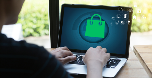 vector image of a computer